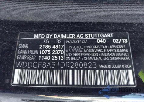 2013 Mercedes-Benz C 300 Sport 4Matic from USA, damaged, VIN WDDGF8AB1DR280823